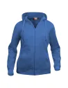 SUDADERA CON CAPUCHA BASIC HOODY FULL ZIP LADIES CLIQUE 021035