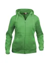 SUDADERA CON CAPUCHA BASIC HOODY FULL ZIP LADIES CLIQUE 021035
