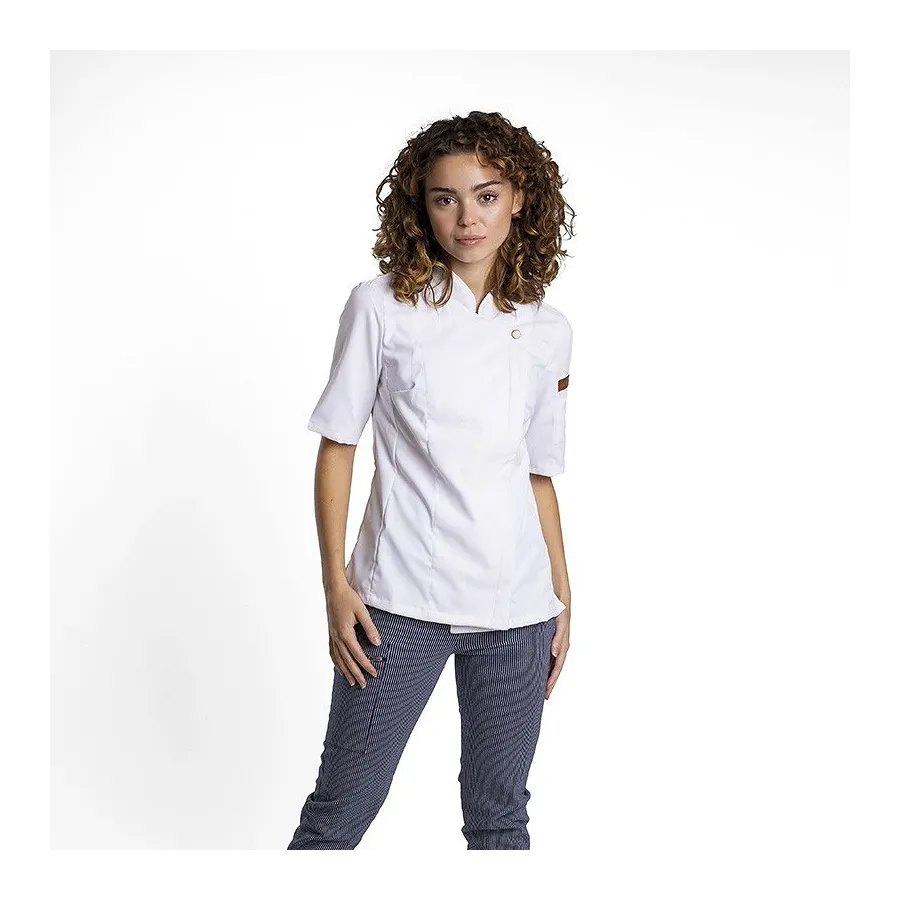 CHAQUETA COCINA MUJER SORBETE COSIDO LENTO CC1465C D36