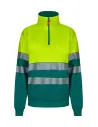 SUDADERA BICOLOR CREMALLERA RS VELILLA 305703