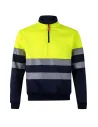 SUDADERA BICOLOR CREMALLERA RS VELILLA 305703