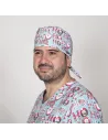 GORRO CIRUJANO TIRAS NAVIDAD SANTAS GARYS 400005