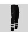 PANTALÓN UNISEX MULTIBOLSILLOS ELÁSTICO GAMO 2 BANDAS REFLECTANTES GARYS 7501BR