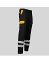 PANTALÓN UNISEX MULTIBOLSILLOS ELÁSTICO GAMO COMBINADO + 2 BANDAS REFLECTANTES GARYS 7501CB