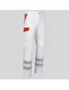 PANTALÓN UNISEX MULTIBOLSILLOS ELÁSTICO ARCE COMBINADO + 2 BANDAS REFLECTANTES GARYS 7502CB