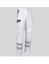 PANTALÓN UNISEX MULTIBOLSILLOS ELÁSTICO ARCE COMBINADO + 2 BANDAS REFLECTANTES GARYS 7502CB