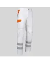 PANTALÓN UNISEX MULTIBOLSILLOS ELÁSTICO ARCE COMBINADO + 2 BANDAS REFLECTANTES GARYS 7502CB