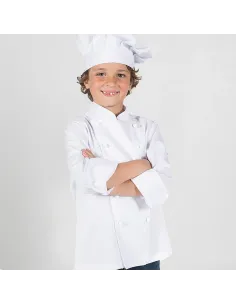 CHAQUETA COCINERO INFANTIL BLANCA GARYS 950100