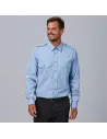 CAMISA UNISEX CHARRETERAS M/L ELASTAN "RED LINE" GARYS 260008