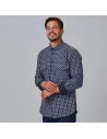 CAMISA HOMBRE SLIM FIT CUADROS FAUSTO GARYS 260025