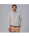 CAMISA HOMBRE RAYAS BICOLOR SLIM FIT ALESSANDRO GARYS 260035