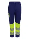 PANTALÓN STRETCH RECICLADO BICOLOR CINTA SEGMENTADA MUJER VELILLA 303032SW