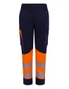 PANTALÓN STRETCH RECICLADO BICOLOR CINTA SEGMENTADA MUJER VELILLA 303032SW