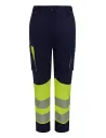 PANTALÓN STRETCH RECICLADO BICOLOR CINTA SEGMENTADA MUJER VELILLA 303032SW