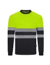 CAMISETA POLIÉSTER RECICLADO BICOLOR MANGA LARGA CINTA SEGMENTADA VELILLA 305635