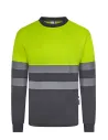 CAMISETA POLIÉSTER RECICLADO BICOLOR MANGA LARGA CINTA SEGMENTADA VELILLA 305635