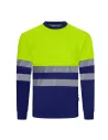 CAMISETA POLIÉSTER RECICLADO BICOLOR MANGA LARGA CINTA SEGMENTADA VELILLA 305635